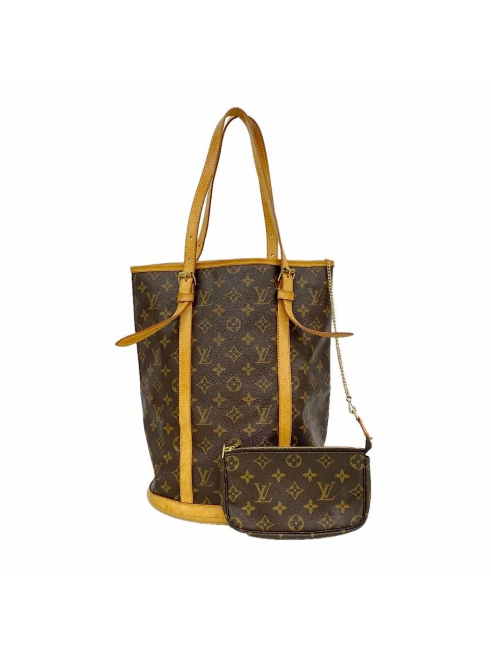 Louis Vuitton Tote Bag Monogram Bucket GM Brown